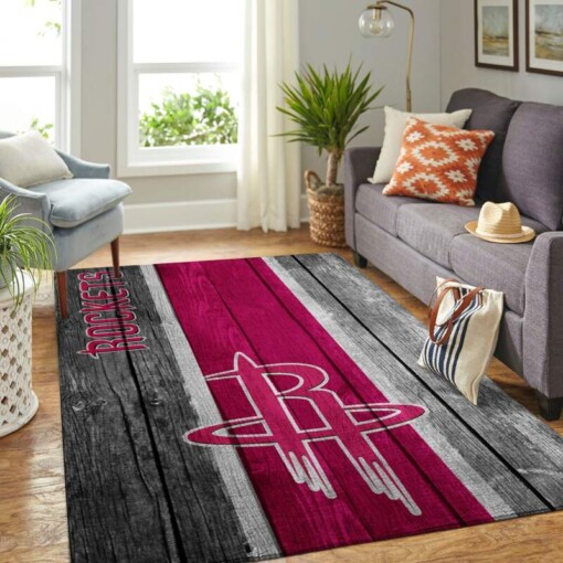 Houston Rockets Living Room Area Rug