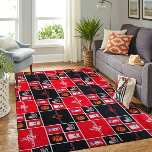 Houston Rockets Living Room Area Rug