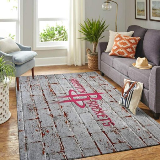 Houston Rockets Living Room Area Rug