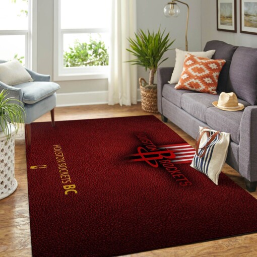 Houston Rockets Living Room Area Rug