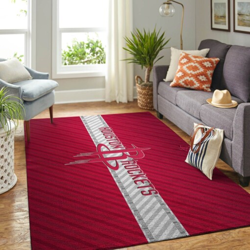 Houston Rockets Living Room Area Rug