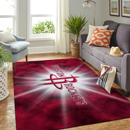 Houston Rockets Living Room Area Rug