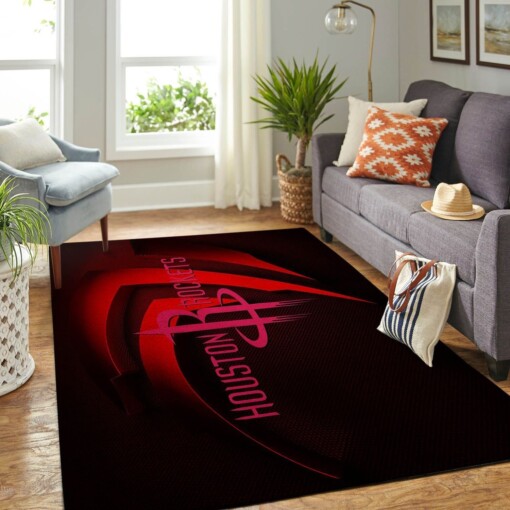 Houston Rockets Living Room Area Rug