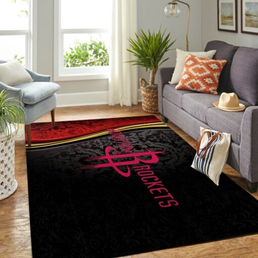 Houston Rockets Living Room Area Rug