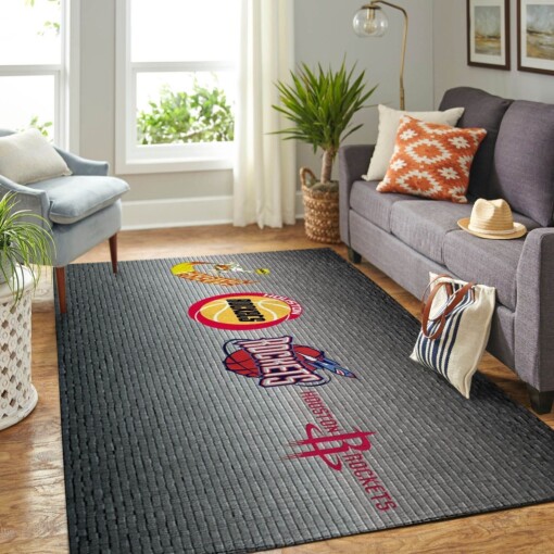 Houston Rockets Living Room Area Rug