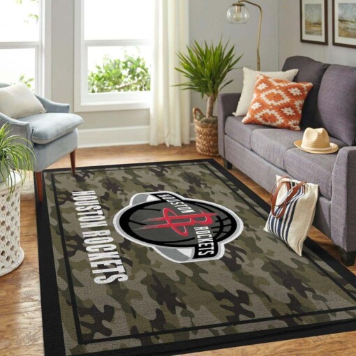 Houston Rockets Living Room Area Rug