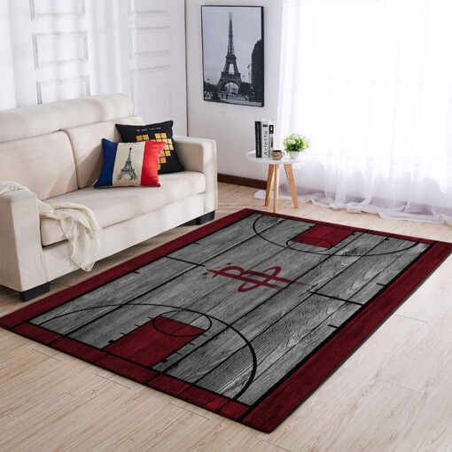 Houston Rockets Living Room Area Rug