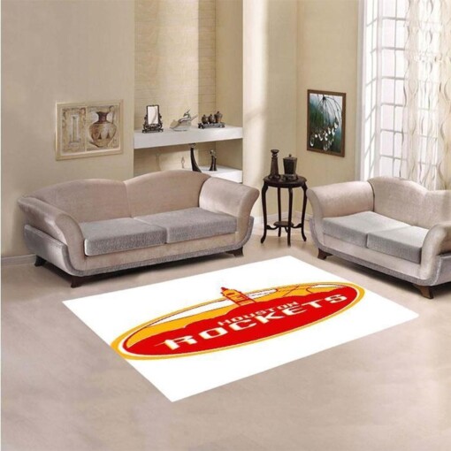 Houston Rockets Living Room Area Rug