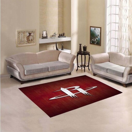 Houston Rockets Living Room Area Rug