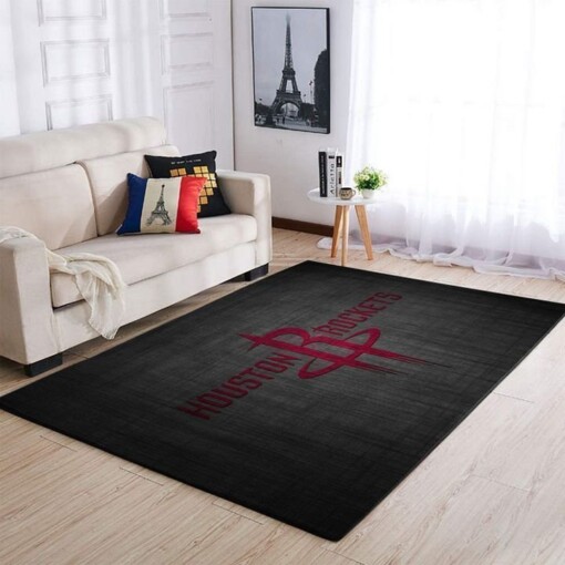 Houston Rockets Living Room Area Rug