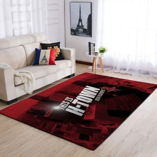 Houston Rockets Living Room Area Rug