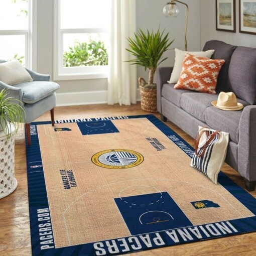 Indiana Pacers Living Room Area Rug