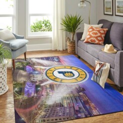 Indiana Pacers Living Room Area Rug