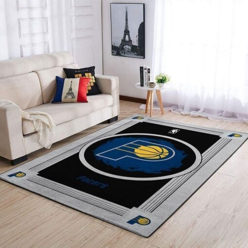 Indiana Pacers Living Room Area Rug