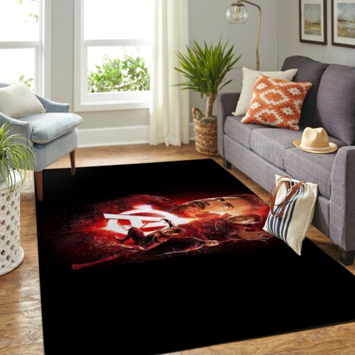 Iron Man Living Room Area Rug