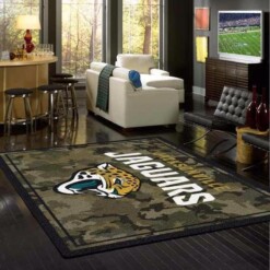 Jacksonville Jaguars Living Room Area Rug