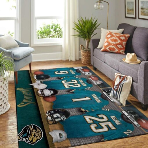 Jacksonville Jaguars Living Room Area Rug