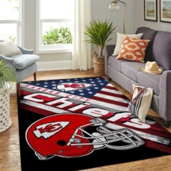 Kansas City Chiefs Living Room Area Rug