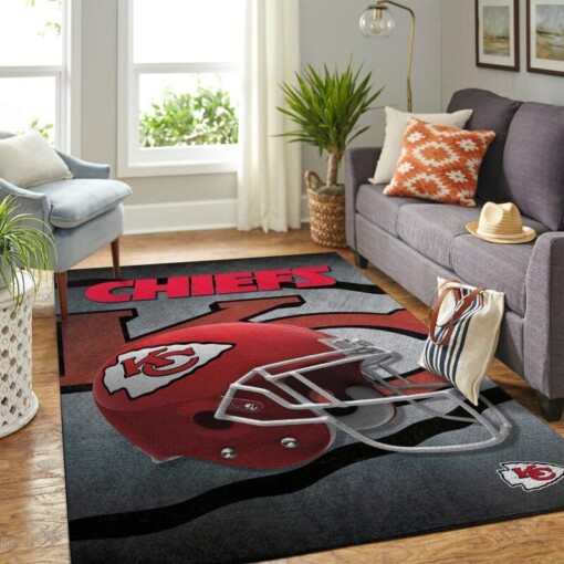 Kansas City Chiefs Living Room Area Rug