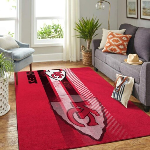 Kansas City Chiefs Living Room Area Rug