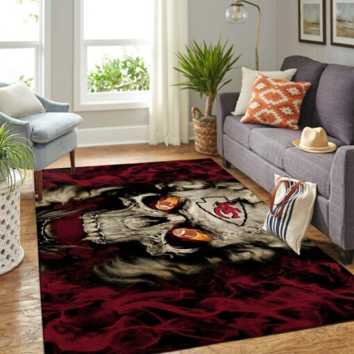 Kansas City Chiefs Living Room Area Rug