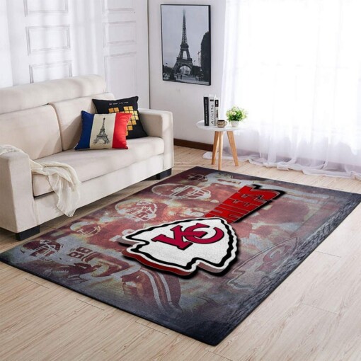 Kansas City Chiefs Living Room Area Rug