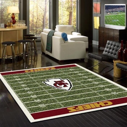 Kansas City Chiefs Living Room Area Rug