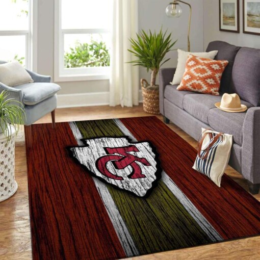 Kansas City Chiefs Living Room Area Rug