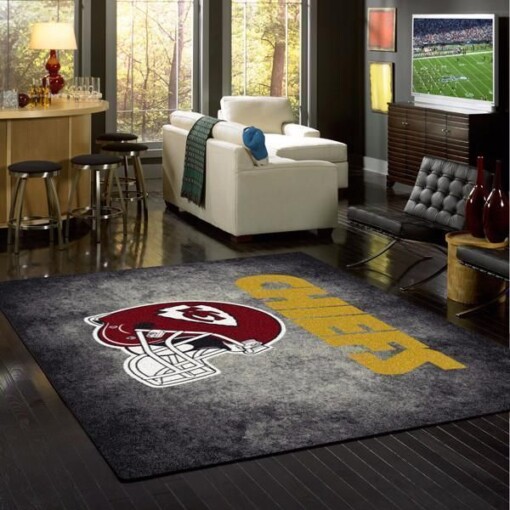 Kansas City Chiefs Living Room Area Rug