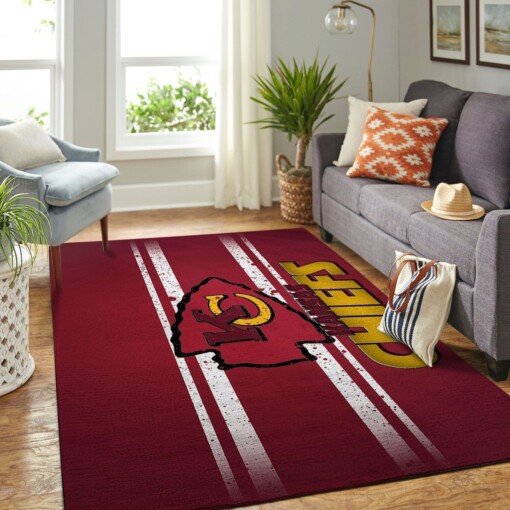 Kansas City Chiefs Living Room Area Rug