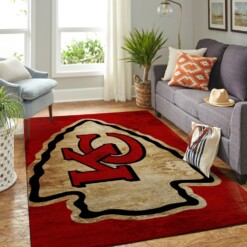 Kansas City Chiefs Living Room Area Rug