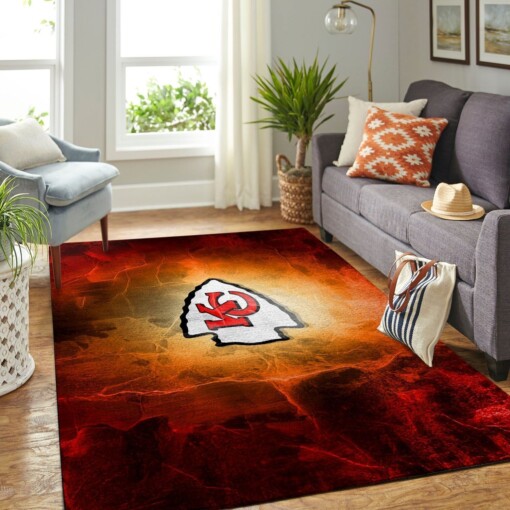 Kansas City Chiefs Living Room Area Rug