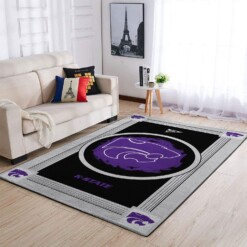 Kansas State Wildcats Living Room Area Rug