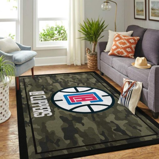 La Clippers Living Room Area Rug