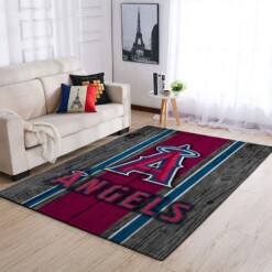 Los Angeles Angels Living Room Area Rug