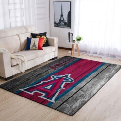 Los Angeles Angels Living Room Area Rug