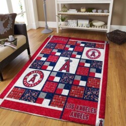 Los Angeles Angels Living Room Area Rug