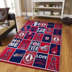 Los Angeles Angels Living Room Area Rug