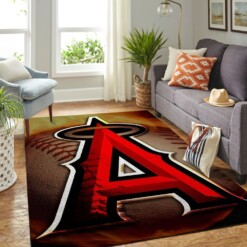 Los Angeles Angels Living Room Area Rug