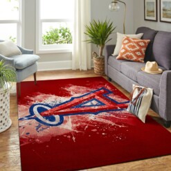 Los Angeles Angels Living Room Area Rug