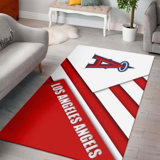 Los Angeles Angels Living Room Area Rug