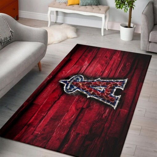 Los Angeles Angels Living Room Area Rug