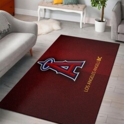 Los Angeles Angels Living Room Area Rug