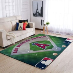 Los Angeles Angels Living Room Area Rug