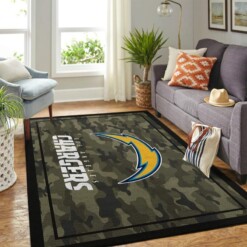 Los Angeles Chargers Living Room Area Rug