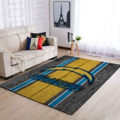 Los Angeles Chargers Living Room Area Rug