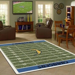 Los Angeles Chargers Living Room Area Rug