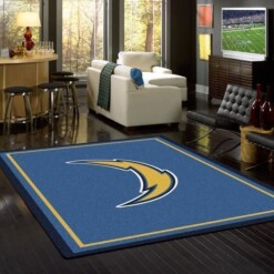 Los Angeles Chargers Living Room Area Rug