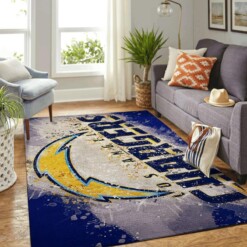 Los Angeles Chargers Living Room Area Rug