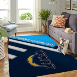 Los Angeles Chargers Living Room Area Rug